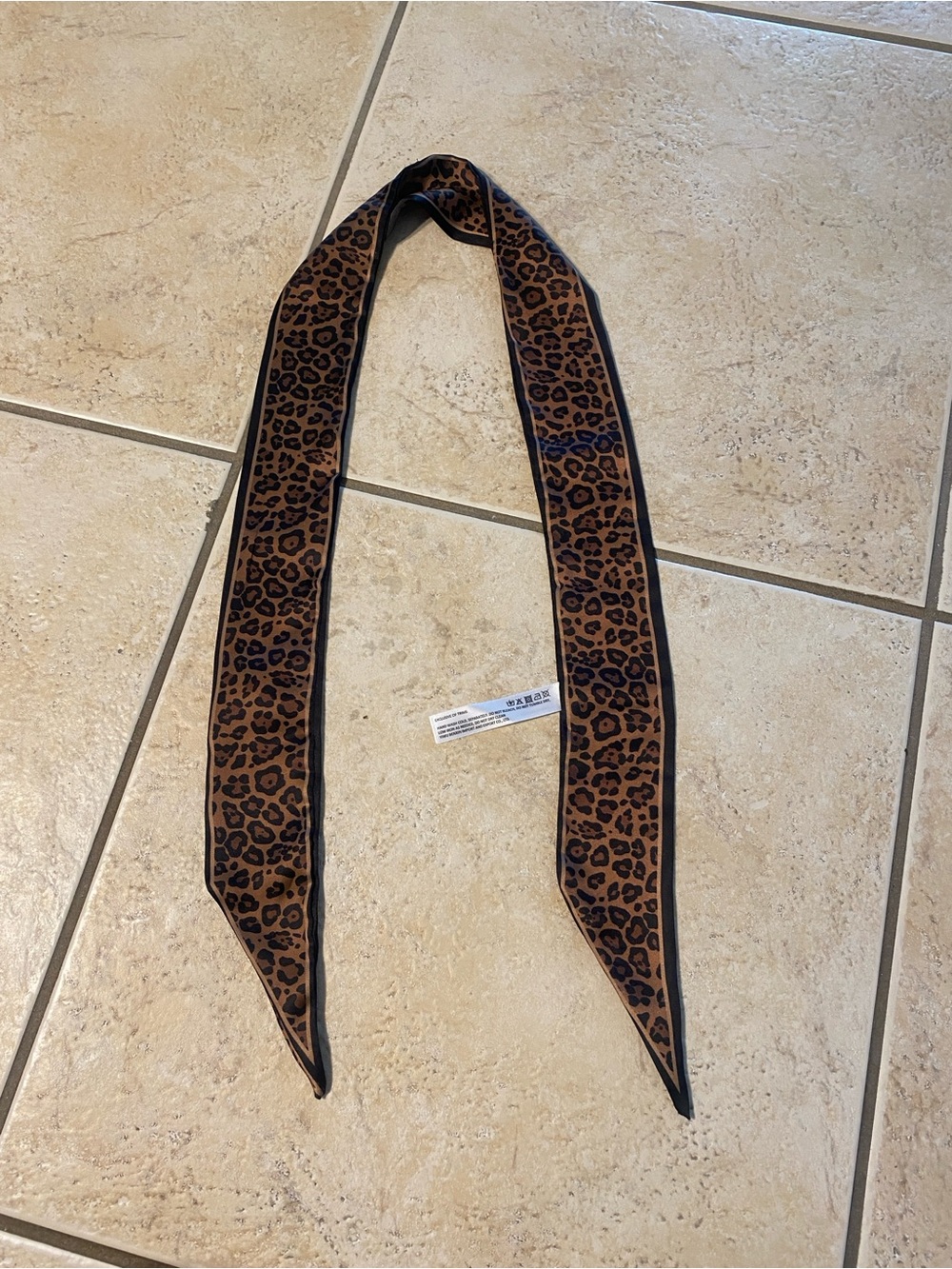 Leopard Print Hair Ribbon/Tie